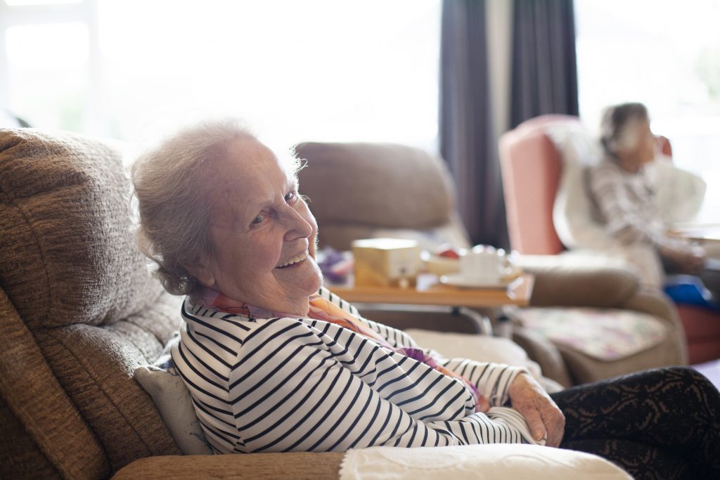 Residents Crantock Lodge Residential Care Home in Porth, near Newquay
